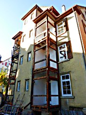 Aus der Bauzeit des Beginenhauses Tübingen-Mauerstraße